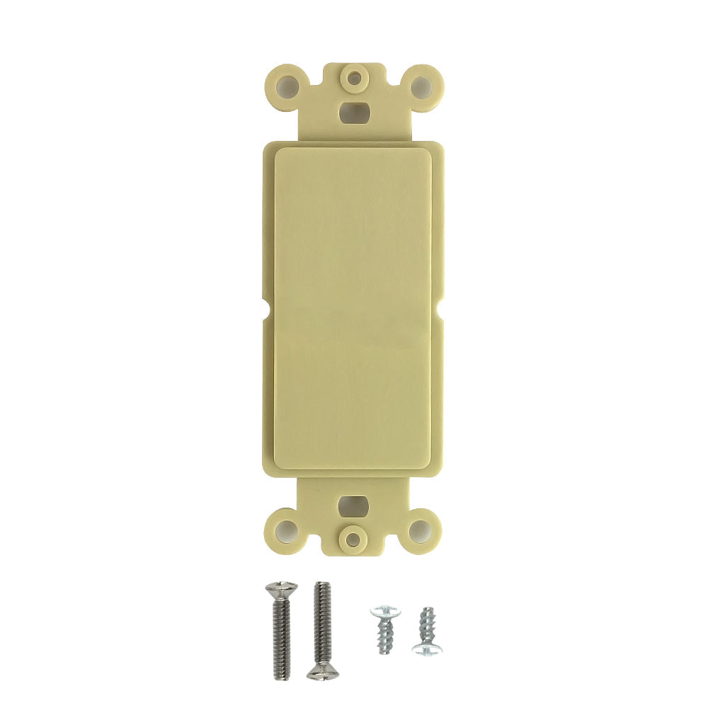 Decora Strap, Blank - Ivory – Generic – Decora Wall Plates & Straps