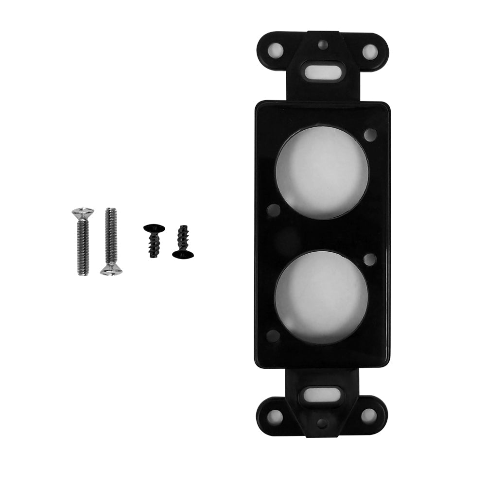 Decora Strap 2 x XLR Cutout - Black – Generic