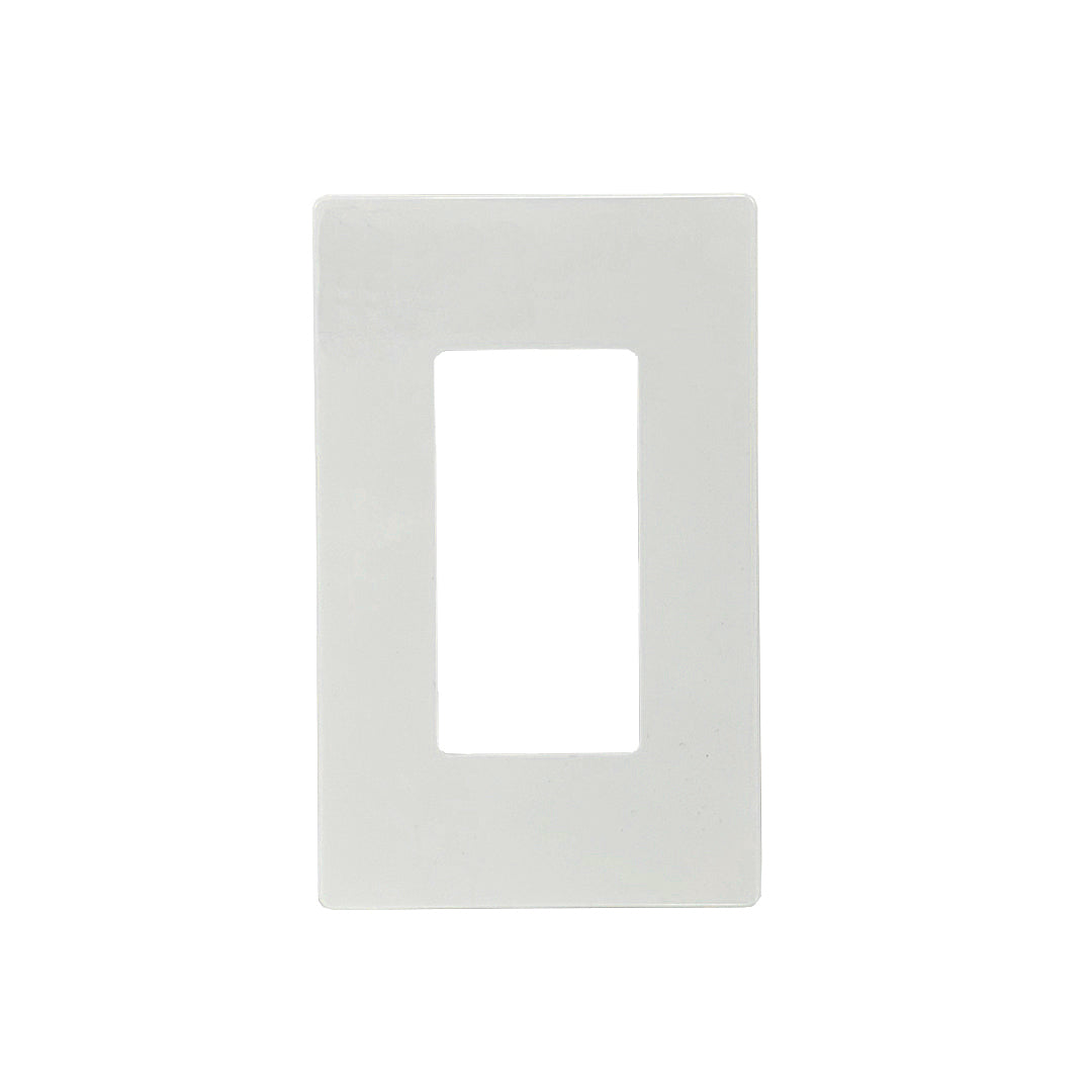Decora Screw-Less Wall Plate - Single Gang - White – Generic