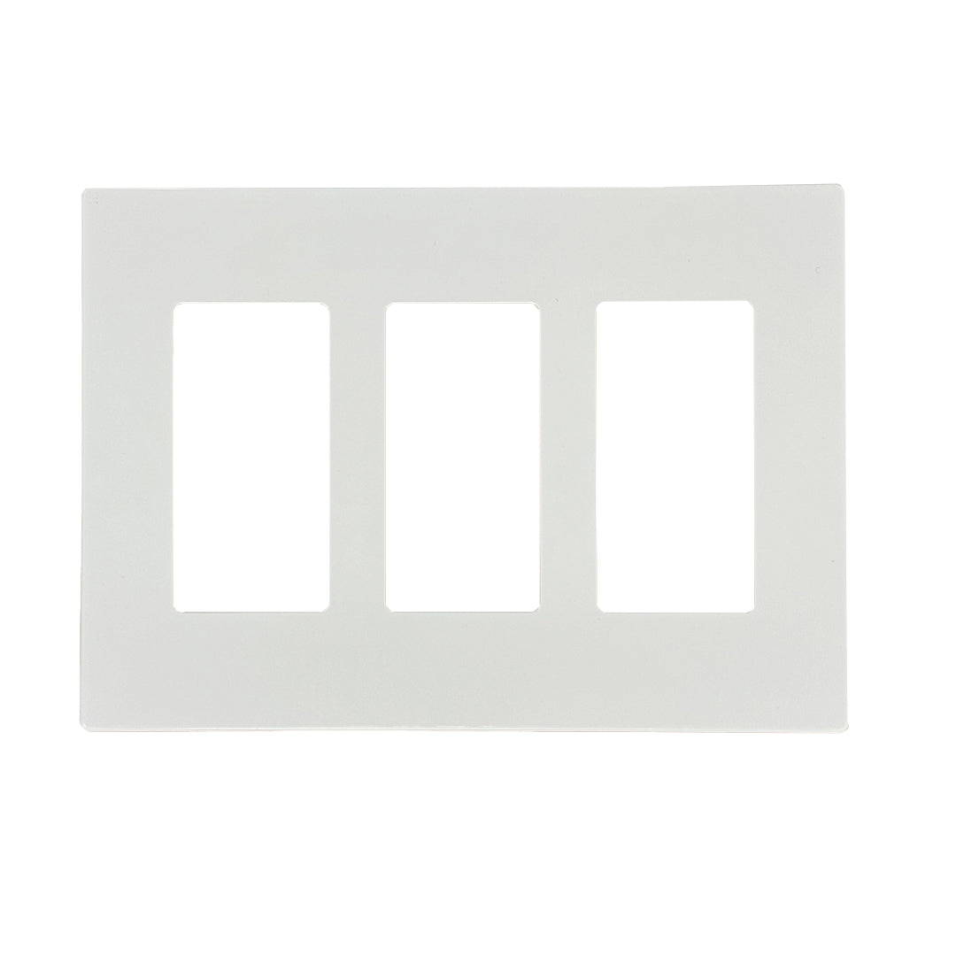 Decora Screw-Less Wall Plate- Triple Gang - White – Generic