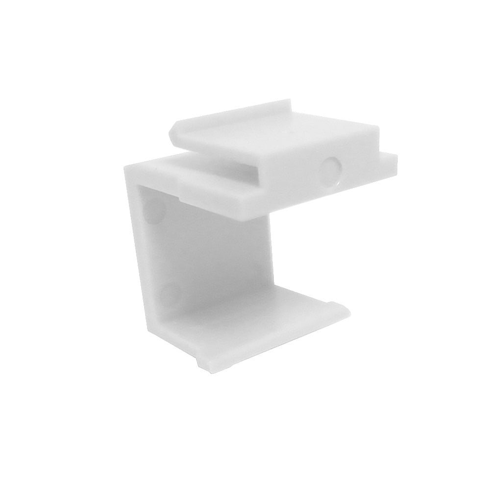 Blank Keystone Wall Plate Insert - White – Generic – Wall Plate Inserts & Jacks (photo 2)