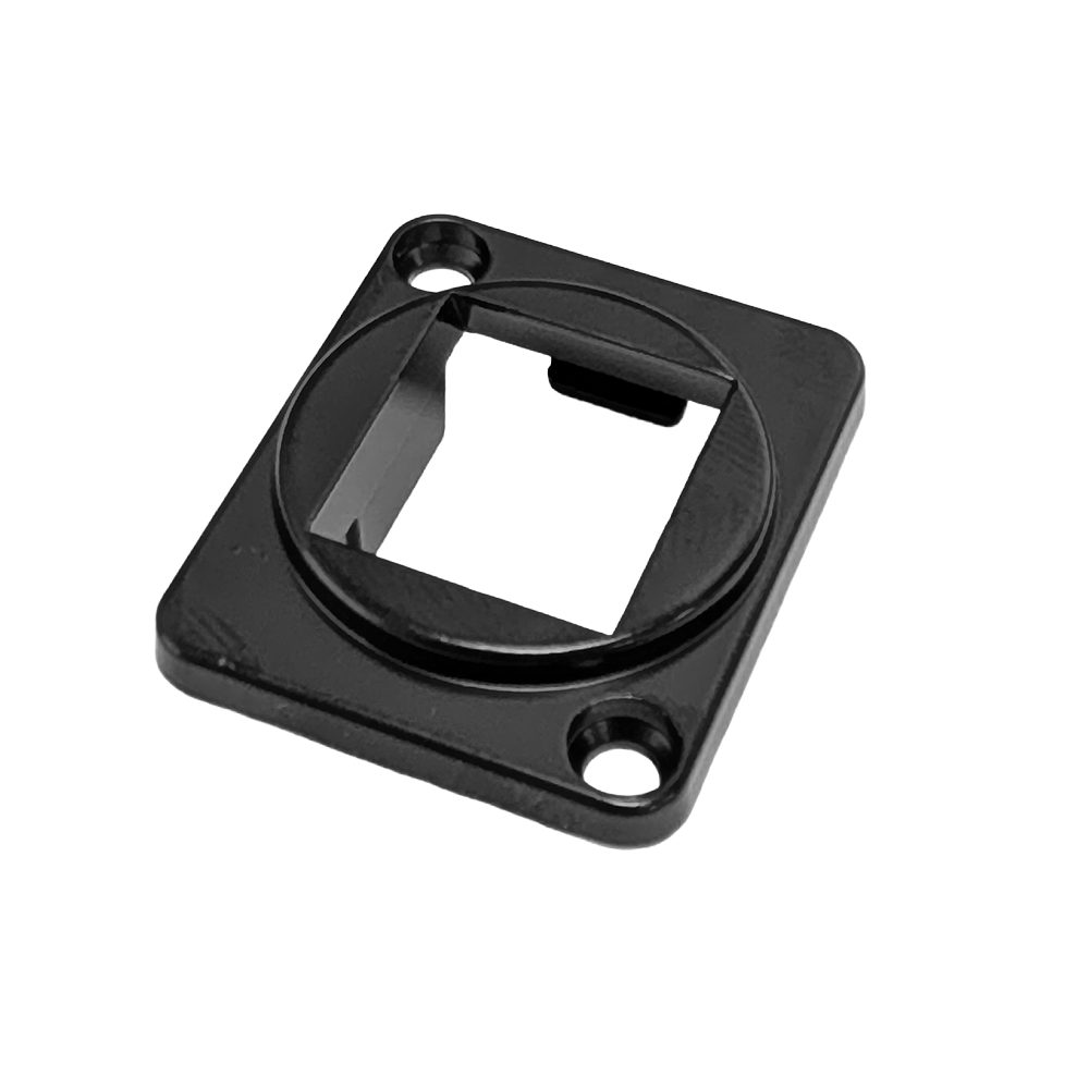 D-Cut to Keystone Adapter - Black – Generic – Wall Plate Inserts & Jacks