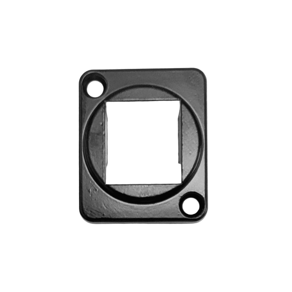 D-Cut to Keystone Adapter - Black – Generic – Wall Plate Inserts & Jacks (photo 3)