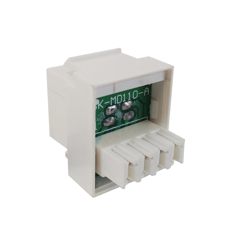 S-Video 110 Style Punch Down to Female Keystone Wall Plate Insert – Generic – Wall Plate Inserts & Jacks (photo 2)