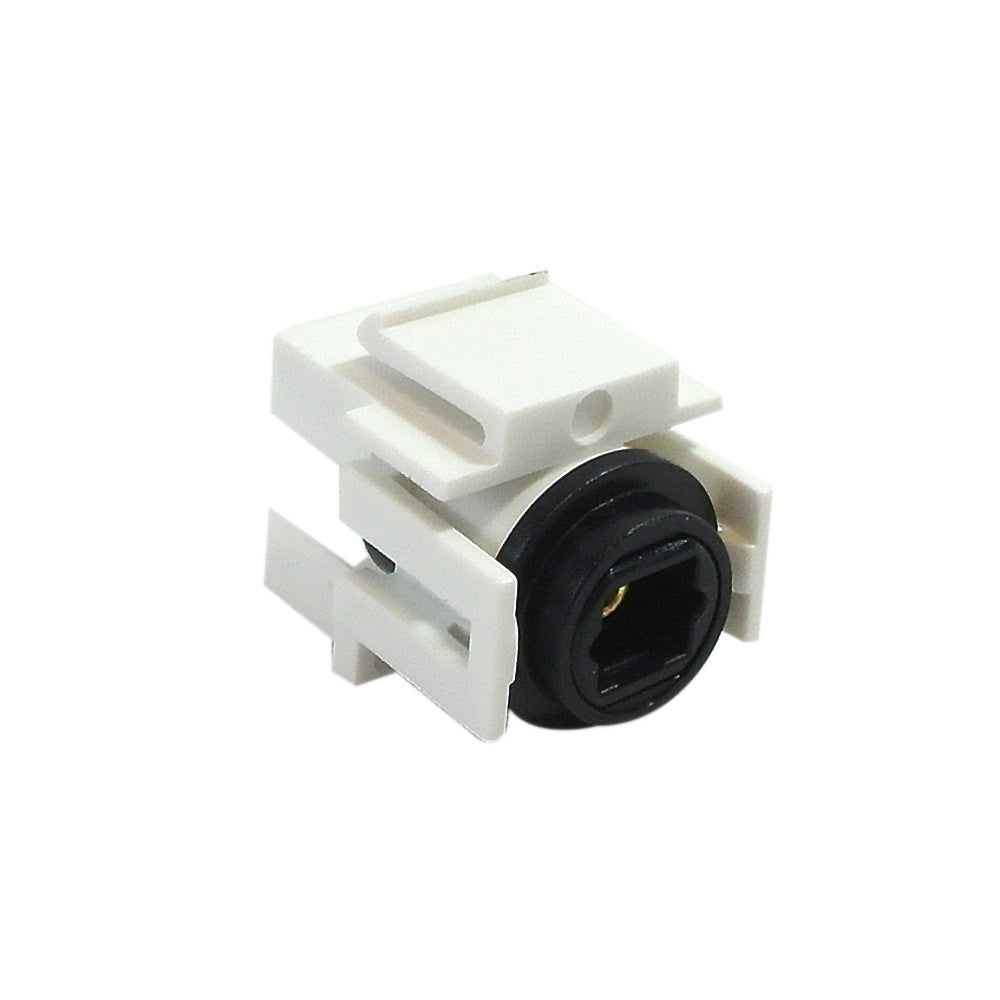 Toslink Female to Female Keystone Wall Plate Insert – Generic