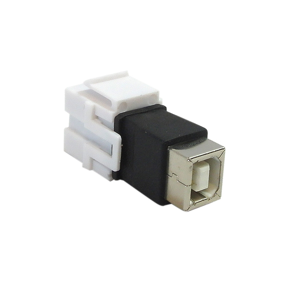 USB B/B Keystone Wall Plate Insert – Generic