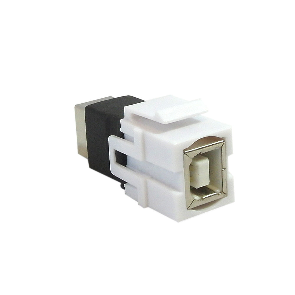 USB B/B Keystone Wall Plate Insert – Generic – Wall Plate Inserts & Jacks (photo 2)