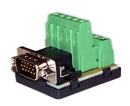 VGA Male Screw Terminal Connector – Generic – Wall Plate Inserts & Jacks