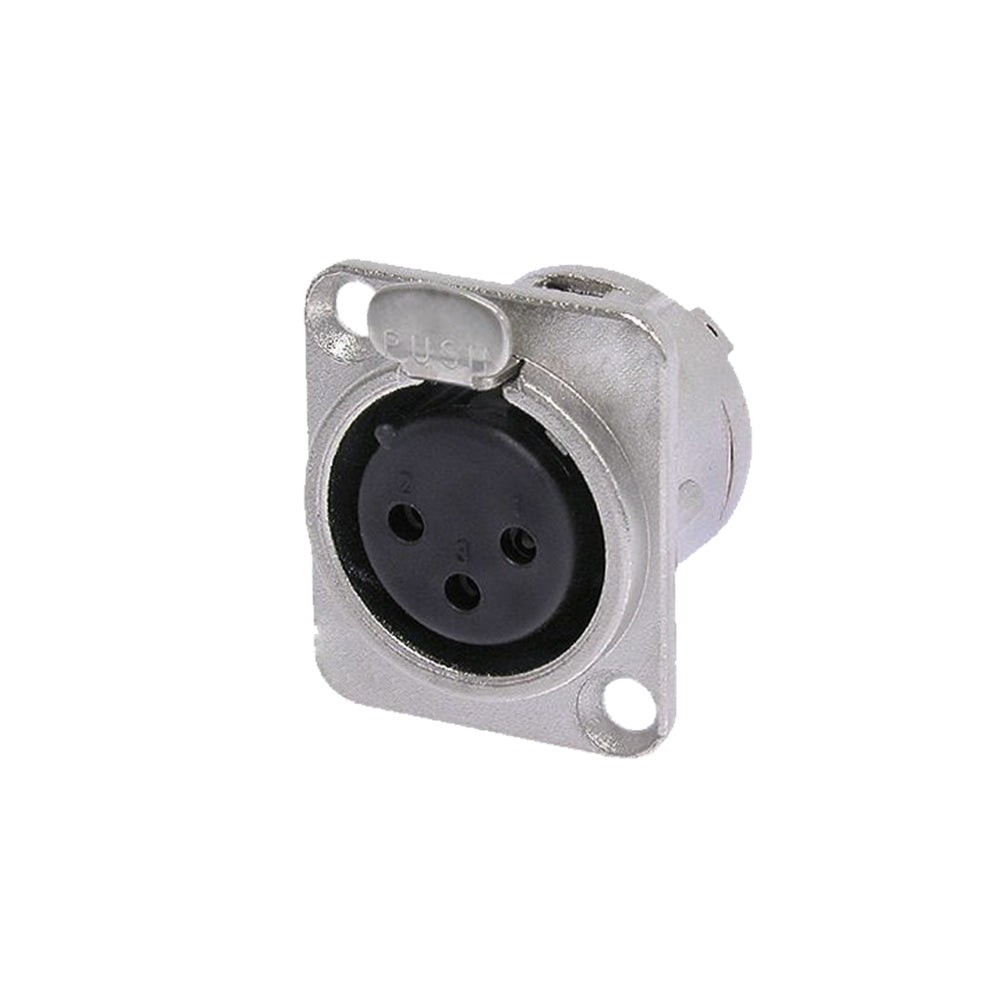 XLR Female to Solder D-Cut - Locking – Generic
