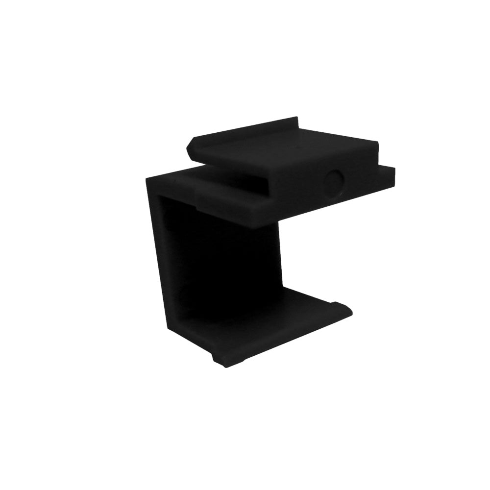 Blank Keystone Wall Plate Insert - Black – Generic – Wall Plate Inserts & Jacks (photo 2)