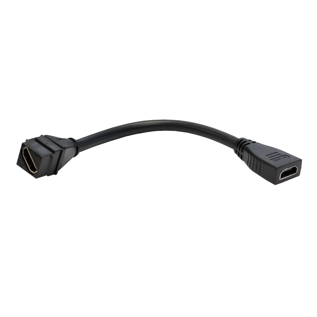 6 inch HDMI Female to Female 8K Keystone Wall Plate Insert – Generic