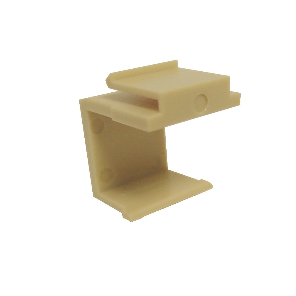 Blank Keystone Wall Plate Insert - Ivory – Generic – Wall Plate Inserts & Jacks (photo 2)