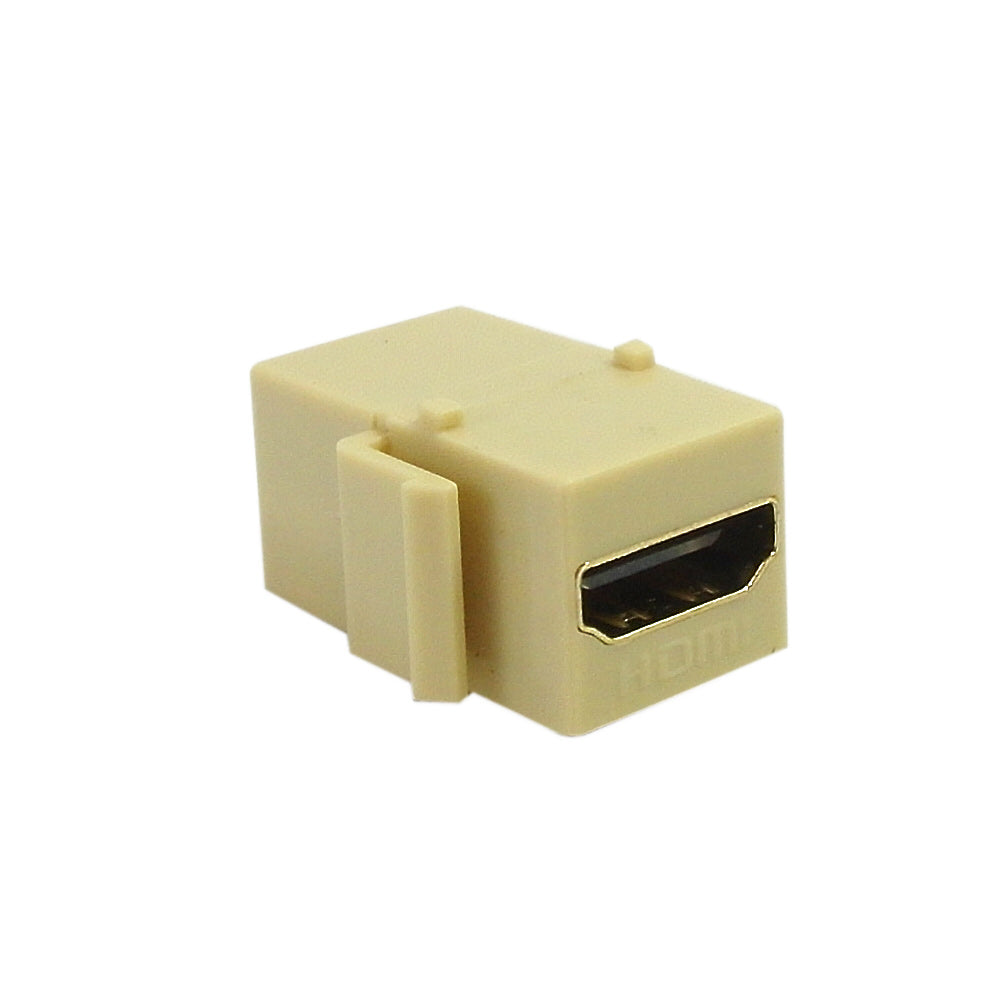HDMI Female/Female Keystone Wall Plate Insert - Ivory – Generic – Wall Plate Inserts & Jacks