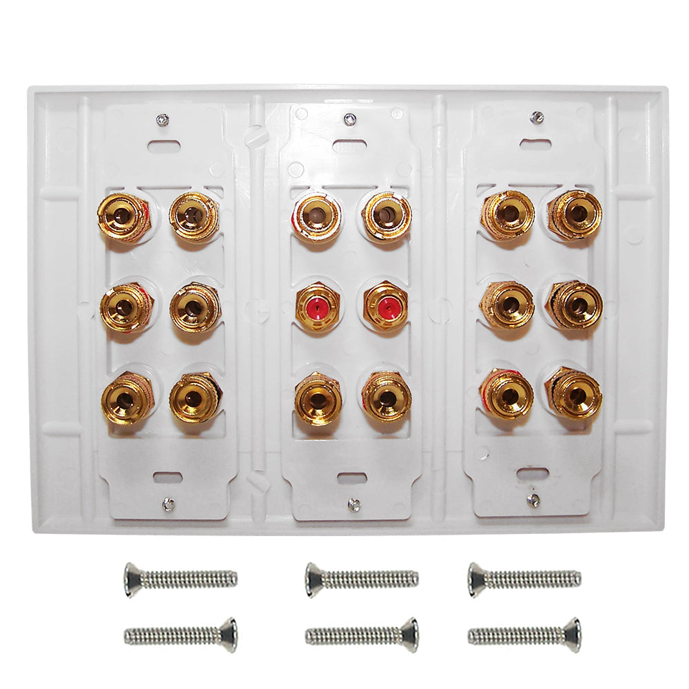 8.2 Surround Sound Wall Plate Kit - White – Generic – Wall Plate Kits (photo 2)