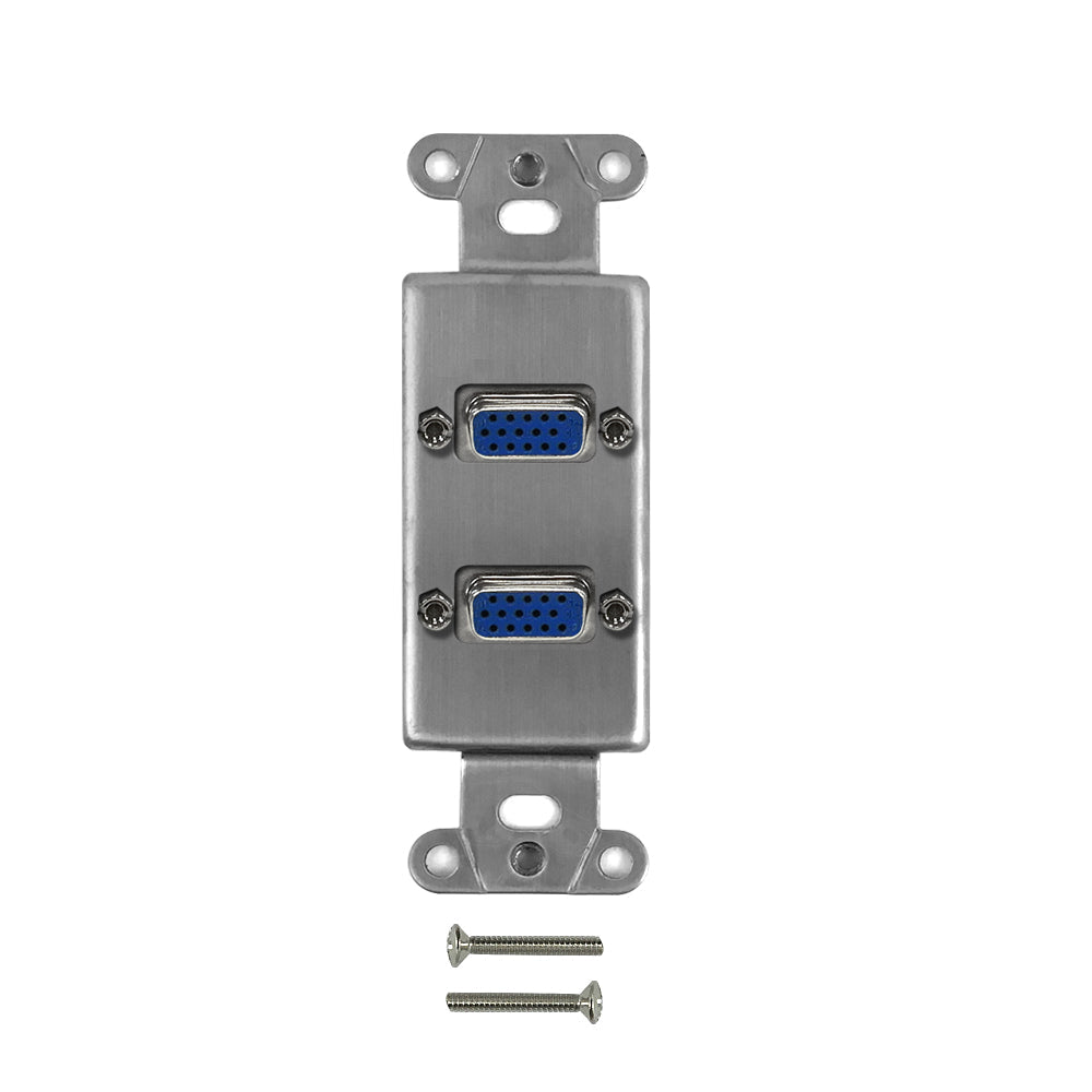 Stainless Steel Decora Strap - 2x VGA – Generic
