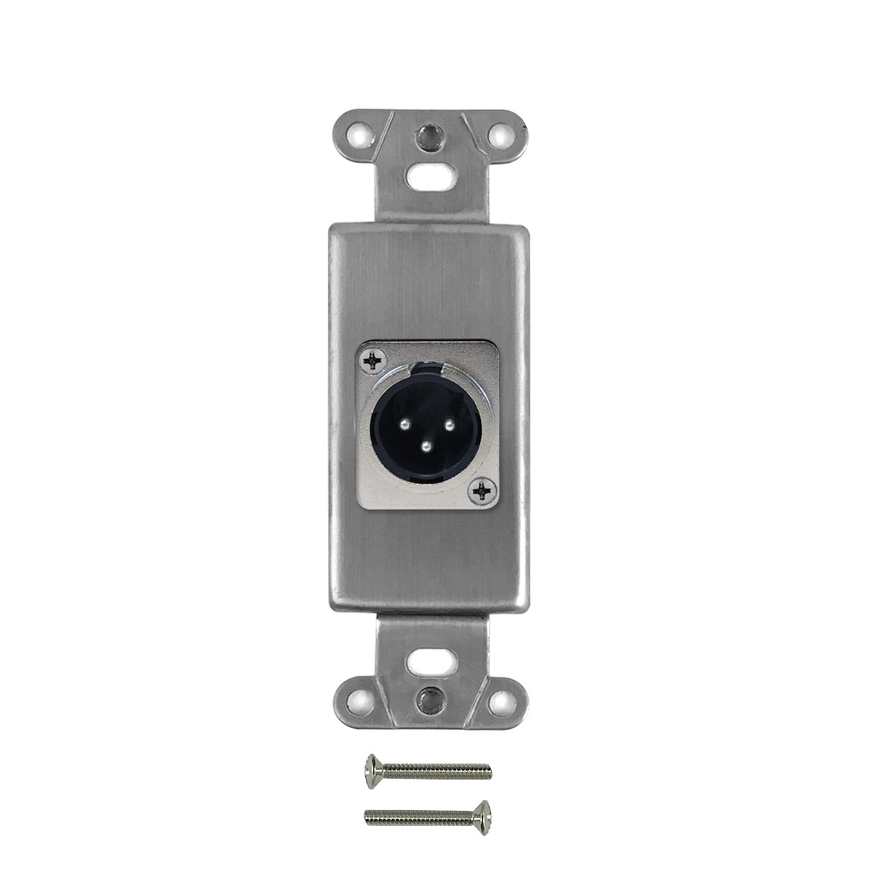 Stainless Steel Decora Strap - 1x XLR Male – Generic